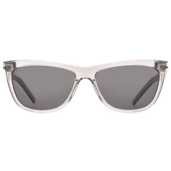 New Authentic Saint Laurent Grey Cat Eye Ladies Sunglasses SL 515 006 58 SL 515 - Picture 1 of 6